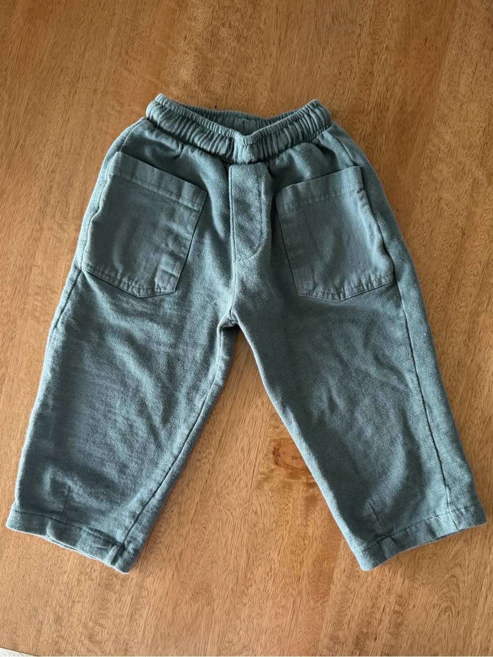 ZARA blue Cargo Pants bottoms Toddler boys Size 2 Years Adjustable Waist 2T